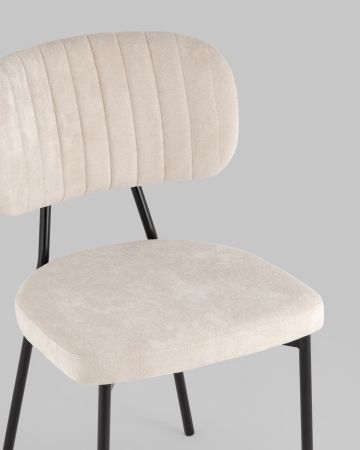 Стул Ханна велюр бежевый