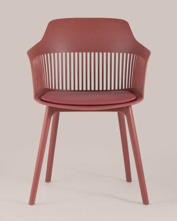 Стул Crocus с подушкой бордовый