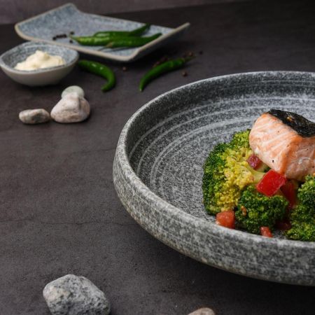 Салатник 830 мл d 23,3 см h5,5 см Stone Untouched Taiga P.L. Proff Cuisine [1]