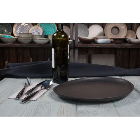 Блюдо овальное 33*25 см h2,7 см Smooth Black Raw Stellar P.L. Proff Cuisine [1]
