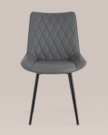 Стул Дарвин экокожа серый