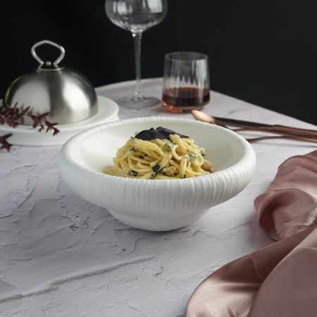 Салатник 300 мл d 22,5 см h6 см плоский White Moon P.L. Proff Cuisine [2]
