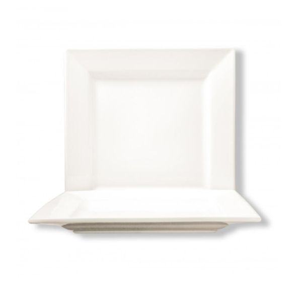 Тарелка 24*24 см квадратная белая фарфор KW "Black Label" , P.L. Proff Cuisine [8]