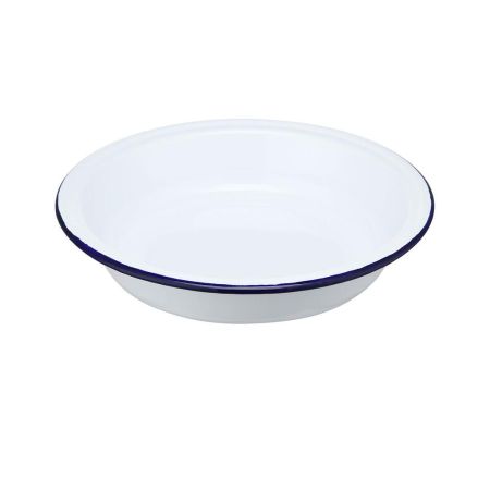 Салатник 1000 мл d 22 см h4,5 см Blue Rim эмалированая сталь SUNNEX [1]