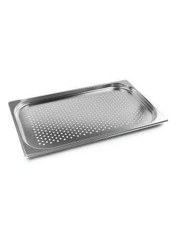 Гастроемкость 1/1 h= 20 мм. 2,5 л. нерж. перфорир. d=6 мм. MGsteel /1/6/