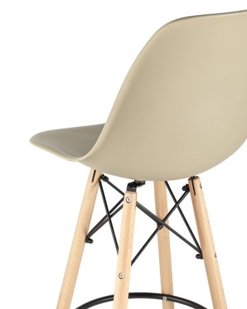 Стул Eames DSW барный бежевый