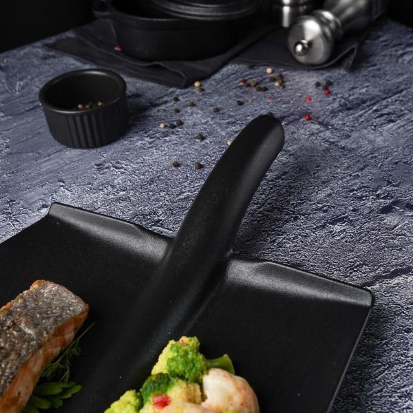 Блюдо "Лопата" 40*23*3,5 см черное Black Raw Stellar P.L. Proff Cuisine [1]