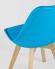 Стул FRANKFURT NEW бирюзовый 4 шт