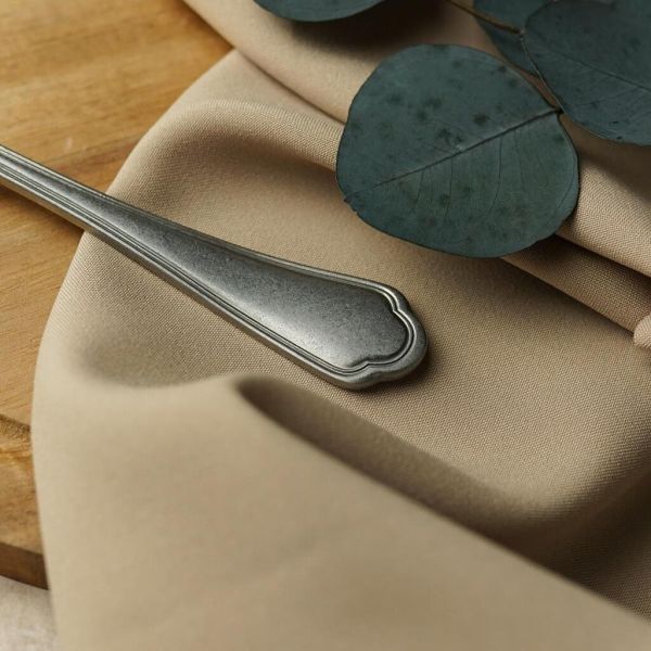 Вилка столовая 21 см матовая серый цвет Vintage Style Noble [12]