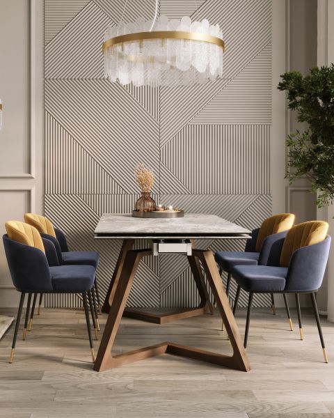 Стол обеденный Артизан раскладной 140-200*85 керамика