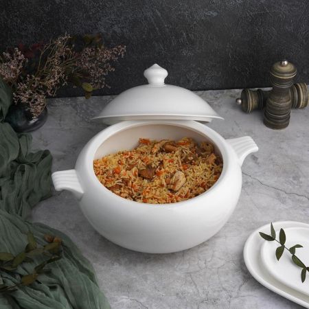 Супница 3 л d 25 см h22 см белая фарфор P.L. Proff Cuisine [1]