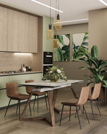 Стол обеденный Артизан раскладной 140-200*85 керамика