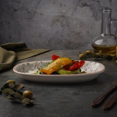 Блюдо овальное 24*14,5 см h2,8 см Oliva By Bone Innovation [bb] [6]