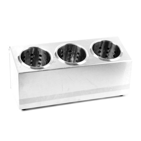 Контейнер для столовых приборов 3 отд.,нерж.+ пласт 38*15*13,5 см P.L. Proff Cuisine