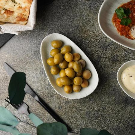 Блюдо овальное 16*10,5*3,2 см 140 мл Ombra Island Gray By Bone Innovation [6]