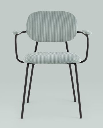 Стул Кэрол серо-голубой