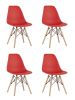 Стул Eames Style DSW красный x4
