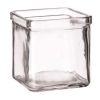 Банка для подачи квадратная 250 мл стекло 8*8*8 см P.L. Proff Cuisine