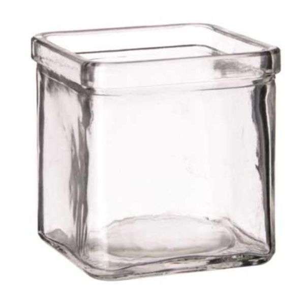 Банка для подачи квадратная 250 мл стекло 8*8*8 см P.L. Proff Cuisine