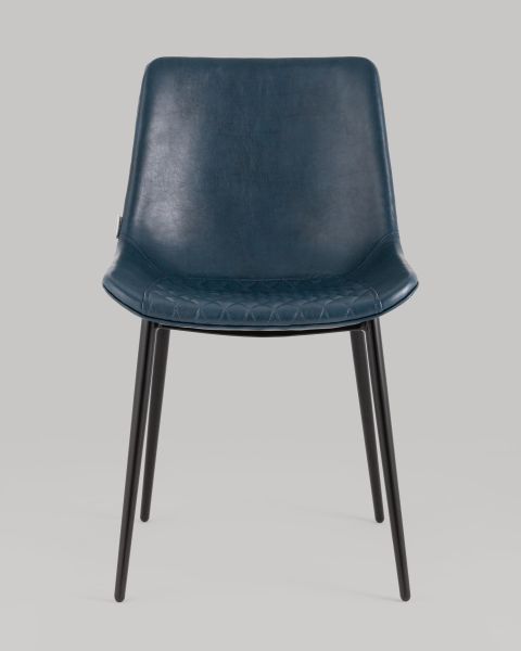 Стул Деймон экокожа тёмно-синий