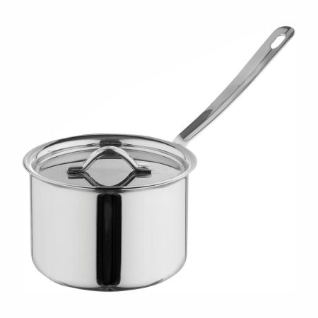 Соусник с ручкой  90 мл d 6,7/5 см h3,7 см с крышкой нерж. P.L. Proff Cuisine