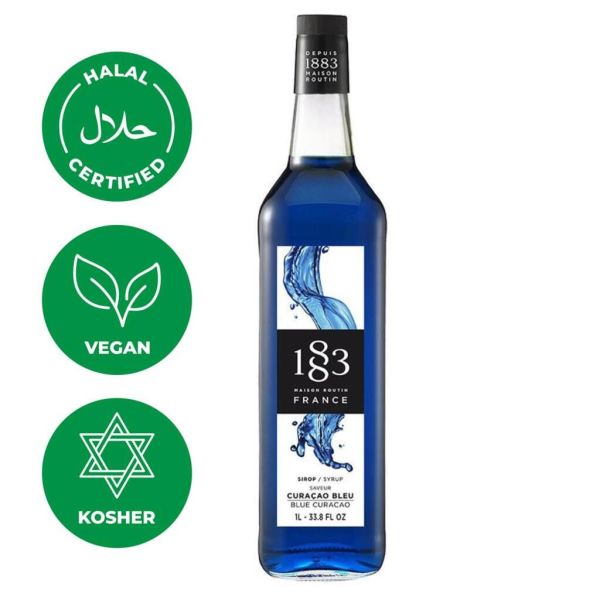 Сироп Блю Кюрасао 1л 1883 Maison Routin