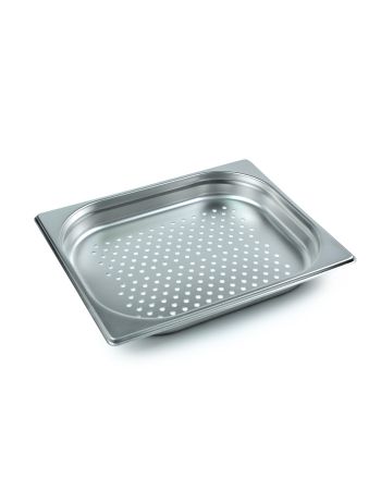 Гастроемкость 1/2 h= 40 мм. 2 л. нерж. перфорир. d=6 мм. MGSteel /1/6/12/