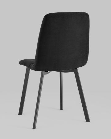 Стул Oliver Square велюр черный