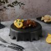 Блюдо круглое для подачи d 25 см h6,5 см Black Raw Wood P.L. Proff Cuisine [6]