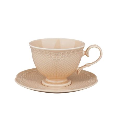 Чайная пара 285 мл d 10,2 см h7,8 см Aristocrat Peach Tea Noble [6]