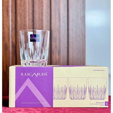 Стакан Олд фэшн 350 мл хр. стекло "Dazzle Pavilion" d 8,2/6,7 см h10 см Lucaris [6]