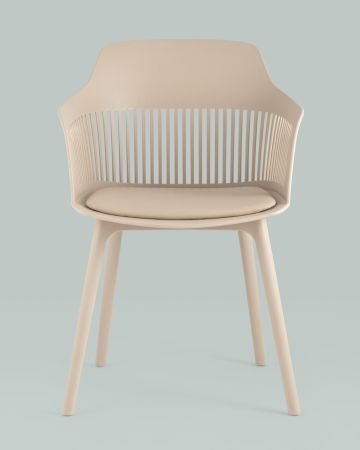 Стул Crocus с подушкой бежевый
