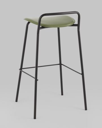 Стул барный Mantis экокожа зеленый