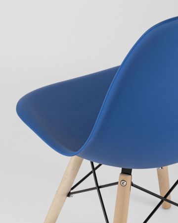 Стул Eames Style DSW синий x4