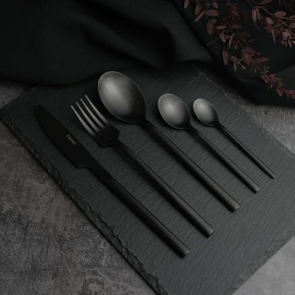 Ложка кофейная 11,5 см Black Sapporo P.L. - Davinci [12]