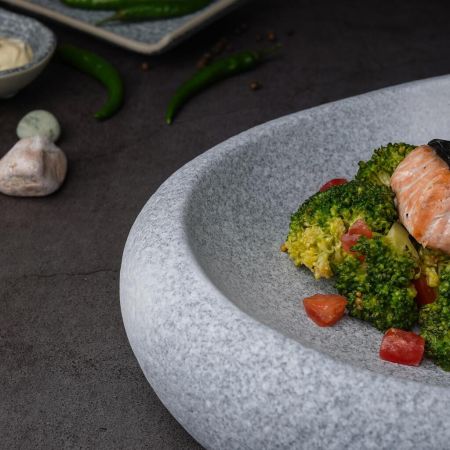 Блюдо овальное 26*20 см h6 см 300 мл Stone Untouched Taiga P.L. Proff Cuisine [1]