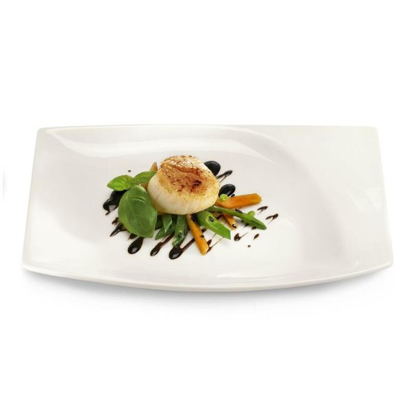 Тарелка RAK Porcelain Mazza прямоугольная плоская 20*18 см