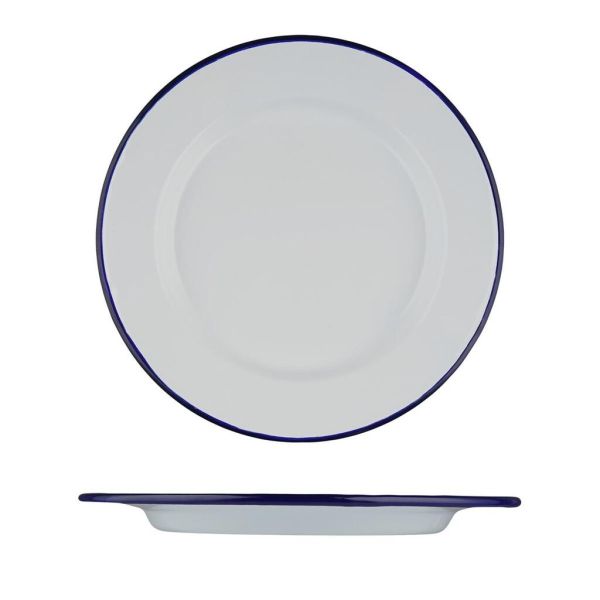 Тарелка d 17,9 см h1,5 см Blue Rim эмалированая сталь SUNNEX [1]