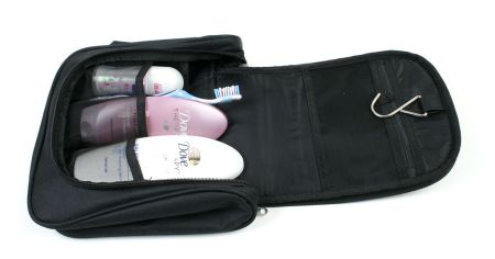 Несессер черный, полиэстер