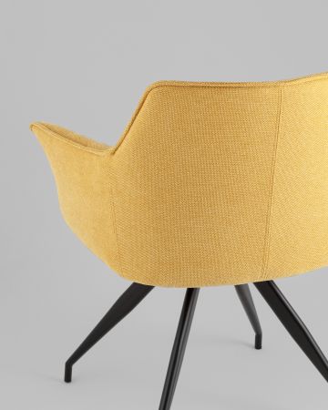 Стул обеденный Feston вращающийся желтый