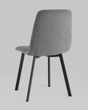 Стул Oliver Square велюр темно-серый