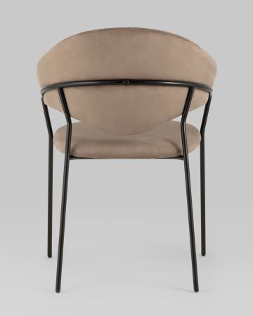 Стул Алексис искусственная замша мокко