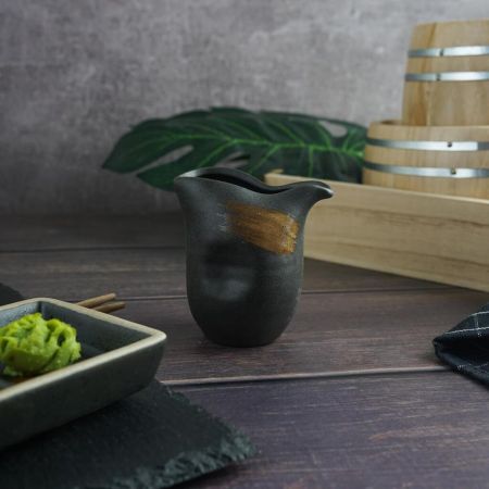 Соусник 100 мл 7,5*5 см h7,6 см фарфор Dark Matt Panasia P.L. Proff Cuisine [1]