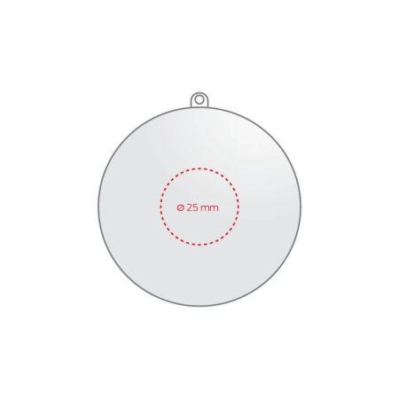 Дождевик в футляре-шарике на карабине, красный