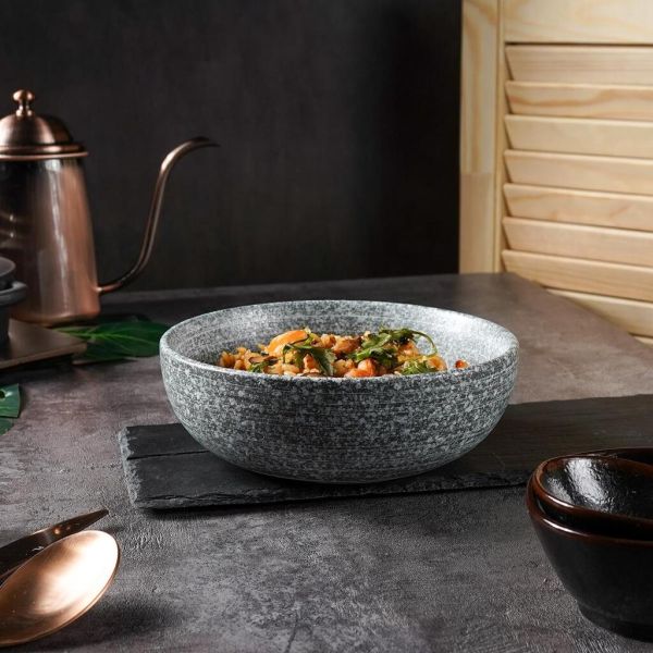 Салатник 800 мл d 17 см h6 см глазурь Glossy Stone Untouched Taiga P.L. Proff Cuisine [1]