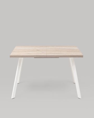 Стол Plain 116-158*74 дуб Ан/белый