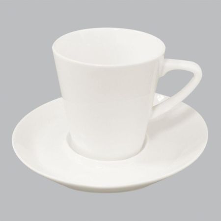 Кофейная пара 90 мл белая фарфор Le Cafe-Art collection P.L. Proff Cuisine [1]