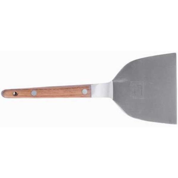 Лопатка 8,3*10,5 см для тепаньяки 24 см нерж. с дерев. ручкой P.L. Proff Cuisine Лопатка 8,3*10,5 см для тепаньяки 24 см нерж. с дерев. ручкой P.L. Proff Cuisine