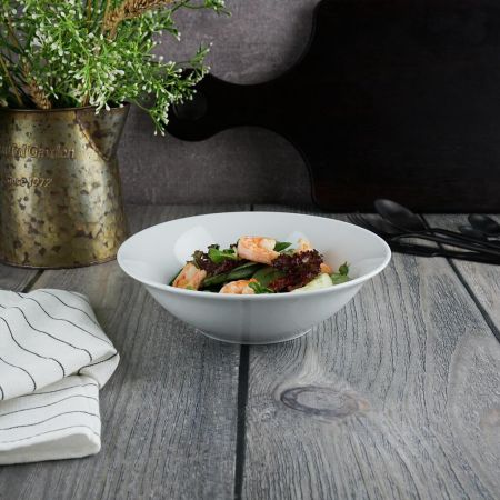 Салатник 800 мл d 20 см h5,8 см белый фарфор Glory Eco P.L. Proff Cuisine [4]