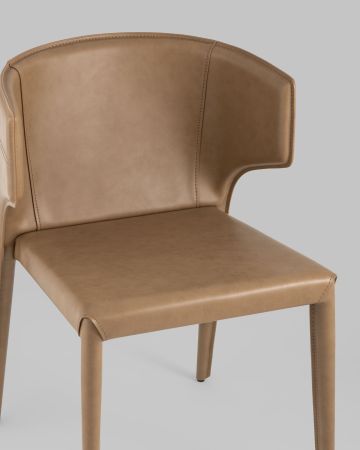Стул Арманд экокожа коричневый